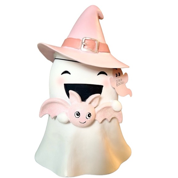 👻🌸NWT Goblin and Ghoul Strawberry Milk Pink Ghost🌸👻 - Picture 1 of 1